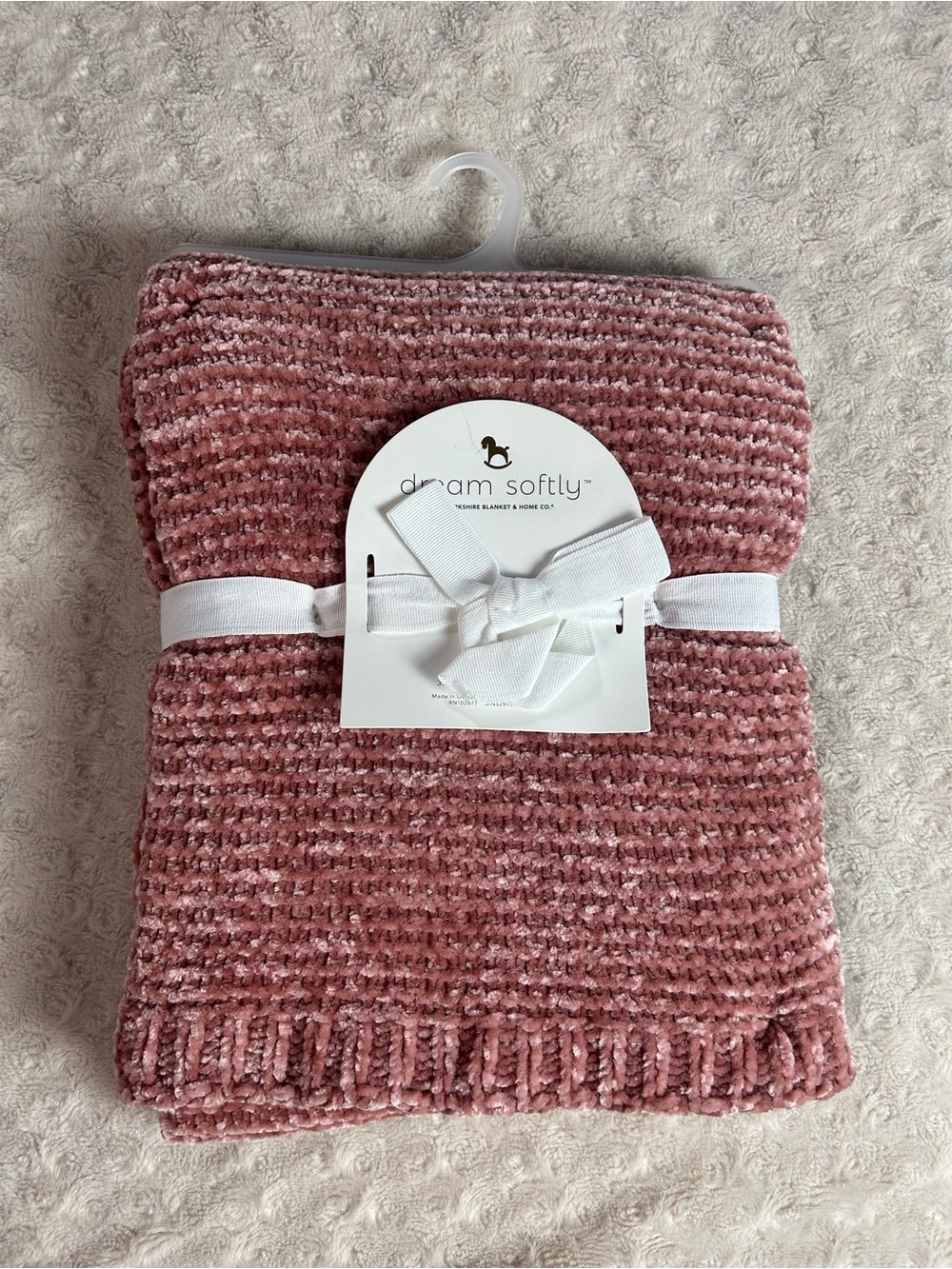 Dream Softly by Berkshire Baby Blanket & Home Sweater Knit Adirondack Chenille